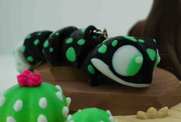 Billy the Gecko Keychain