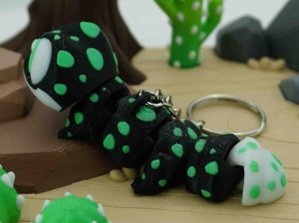 Billy the Gecko Keychain