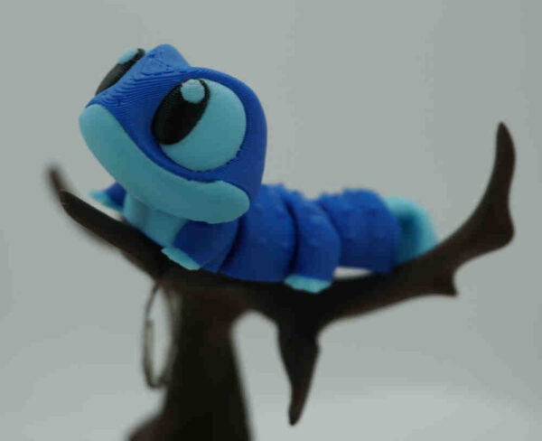 Blip the Gecko Keychain