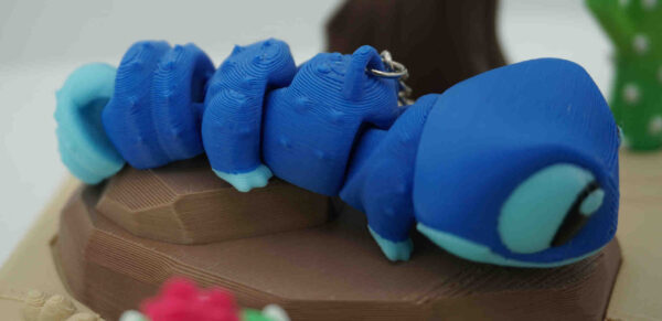 Blip the Gecko Keychain