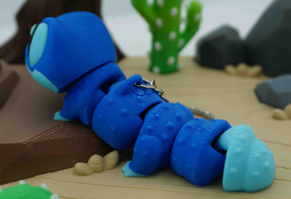 Blip the Gecko Keychain