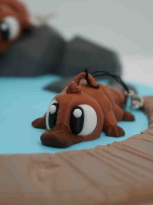 Amanda the Platypus Keychain