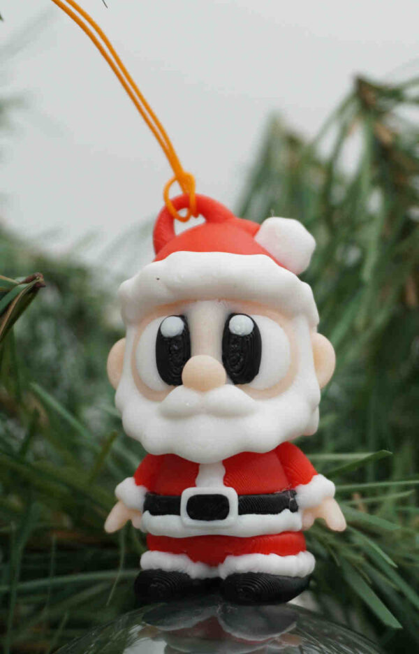 Mini Flexi Santa Keychain