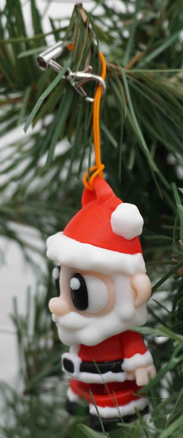 Mini Flexi Santa Keychain
