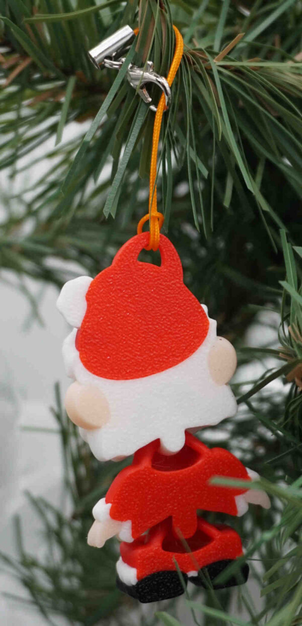 Mini Flexi Santa Keychain